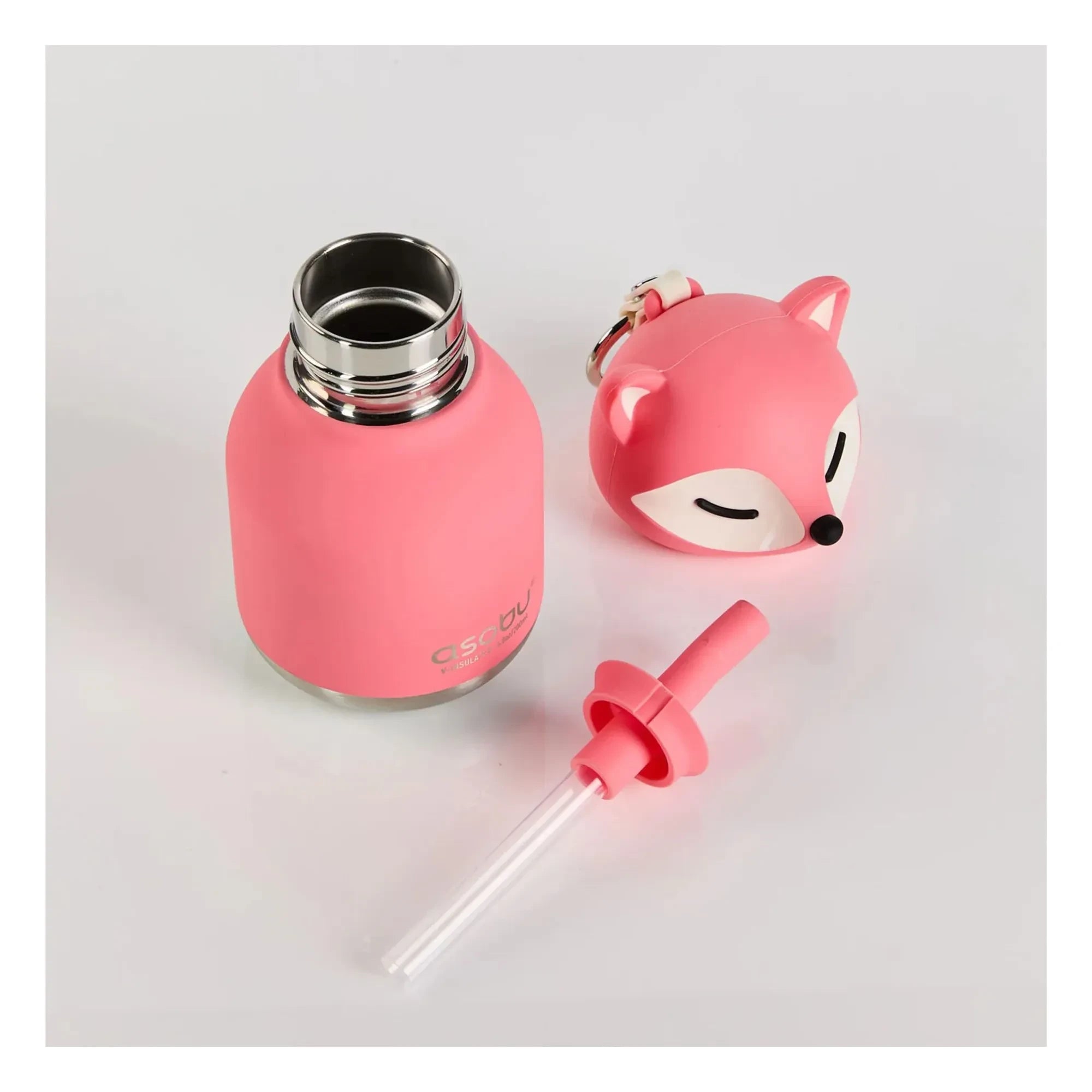 Asobu - Renard paslanmaz çelik mini matarası | Pembe