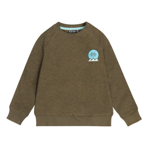 Tumble N'Dry - High Tide organic cotton sweatshirt | Khaki brown