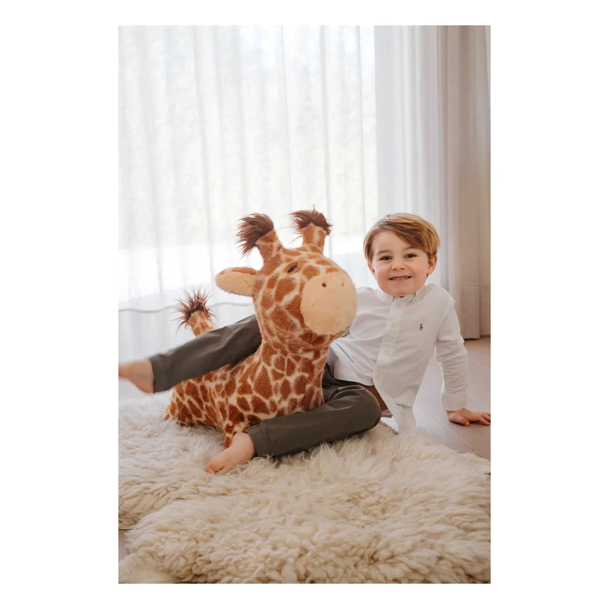 Wild & Soft - Jirafa Saltarina | Naranja