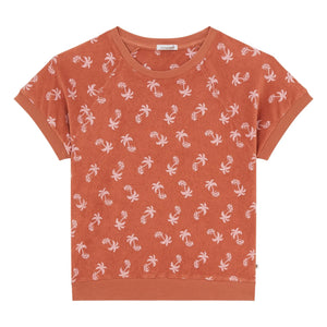 Sunchild - Sudadera de manga corta Jaco Eponge | Terracota