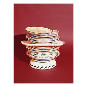 Serax - Baazar Speiseteller, Waww La Table - 4er Set | Grün