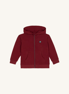Petit Bateau - Logo Kapüşonlu Üst | Bordo