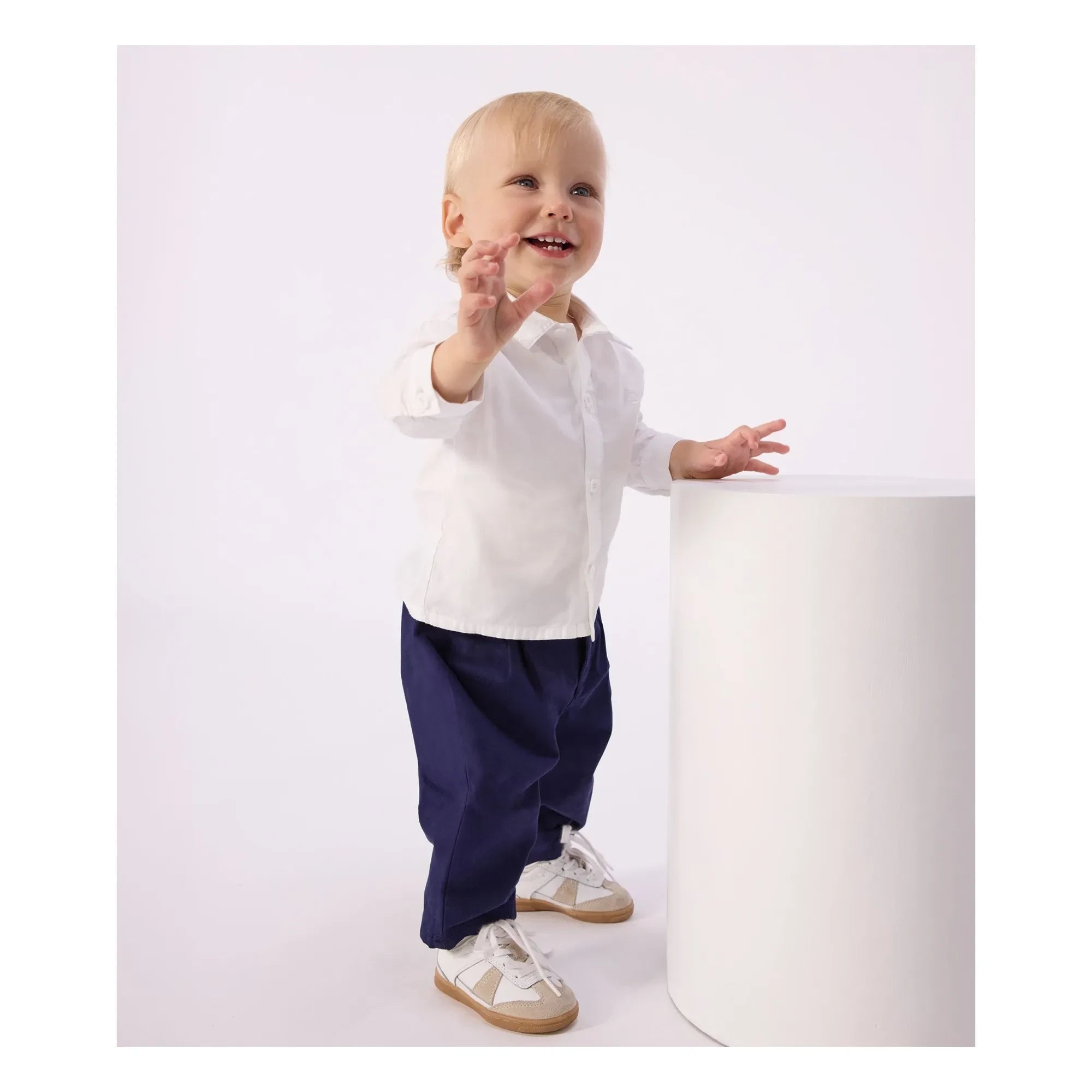 Petit Bateau - Plain Woven Pants | Dark Blue