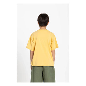 Hundred Pieces - Camiseta de algodón orgánico Finn | Mostaza
