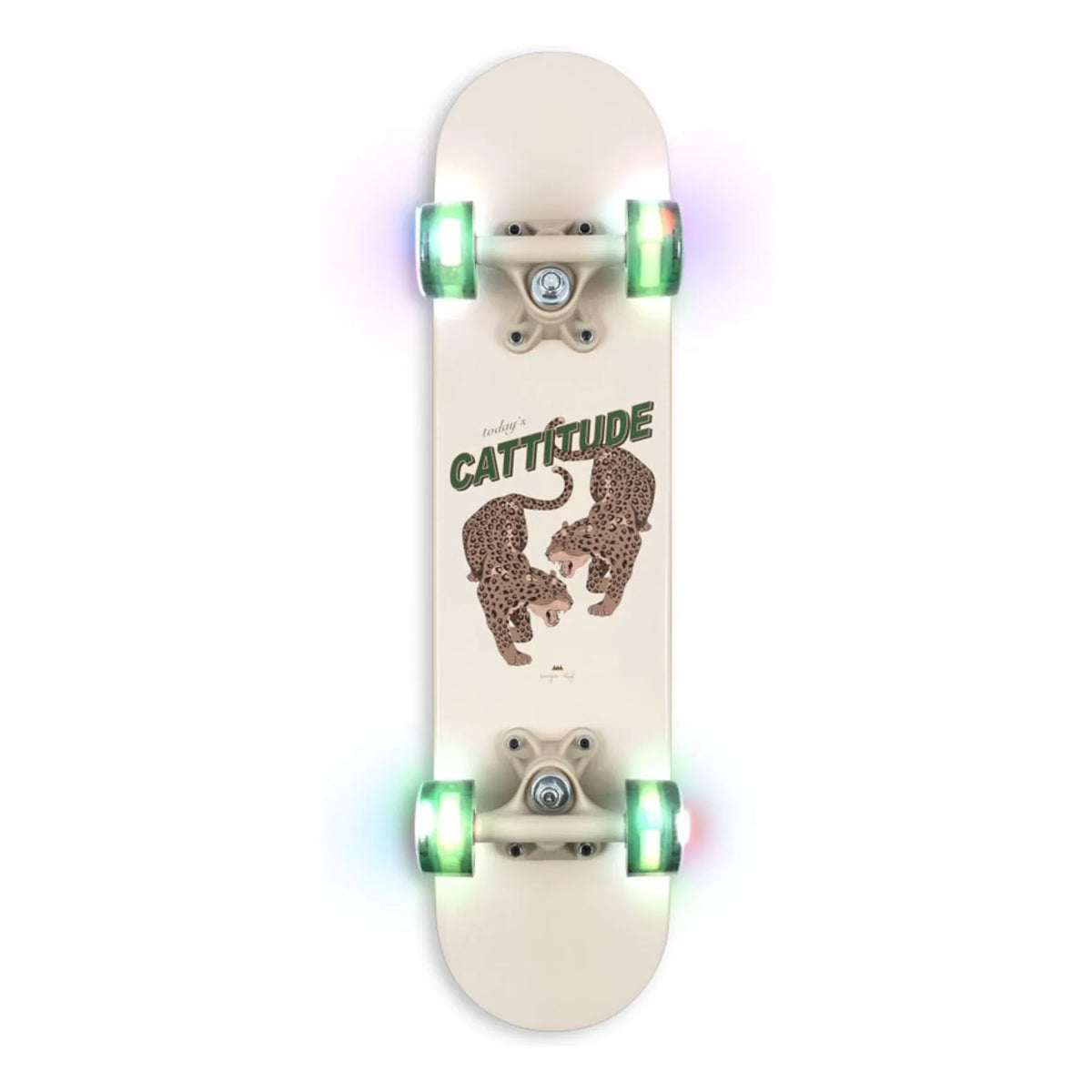 Konges Sløjd - Skateboard Cattitude | Yeşil