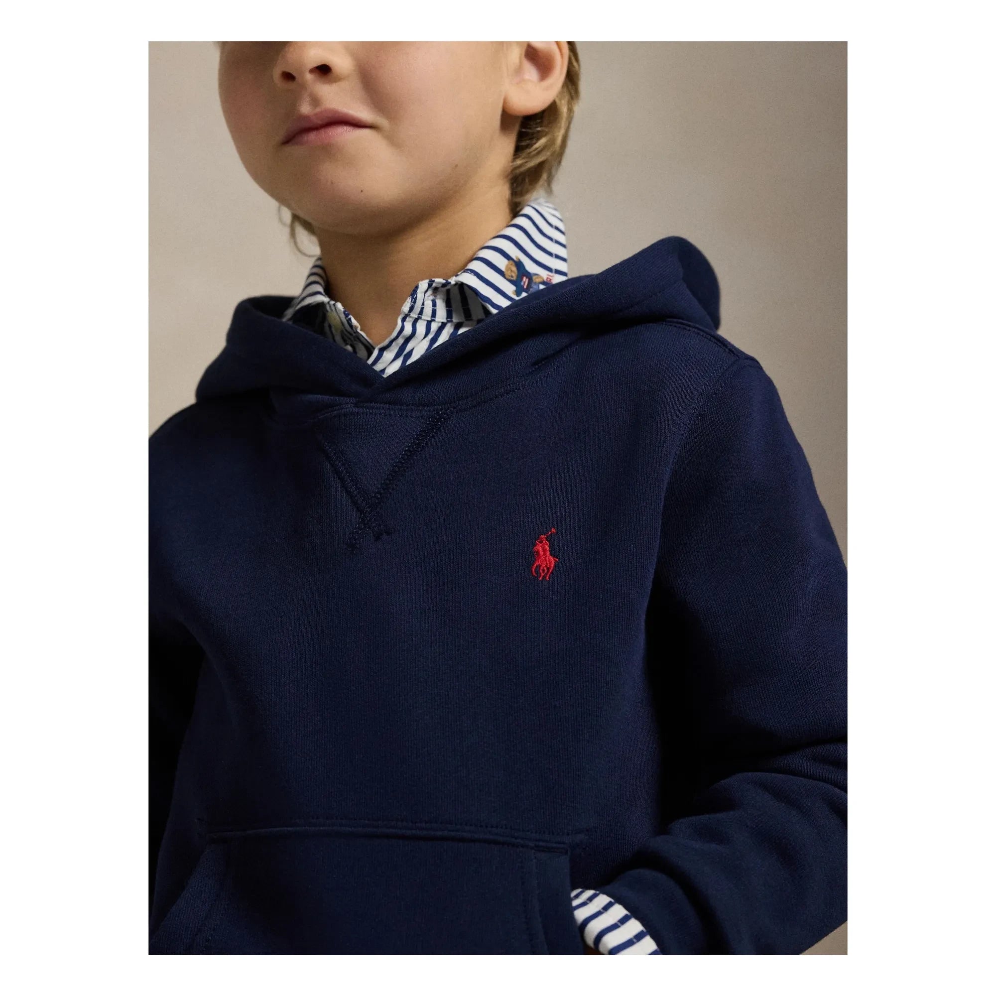 Sudadera con capucha y logo de Ralph Lauren | Azul marino