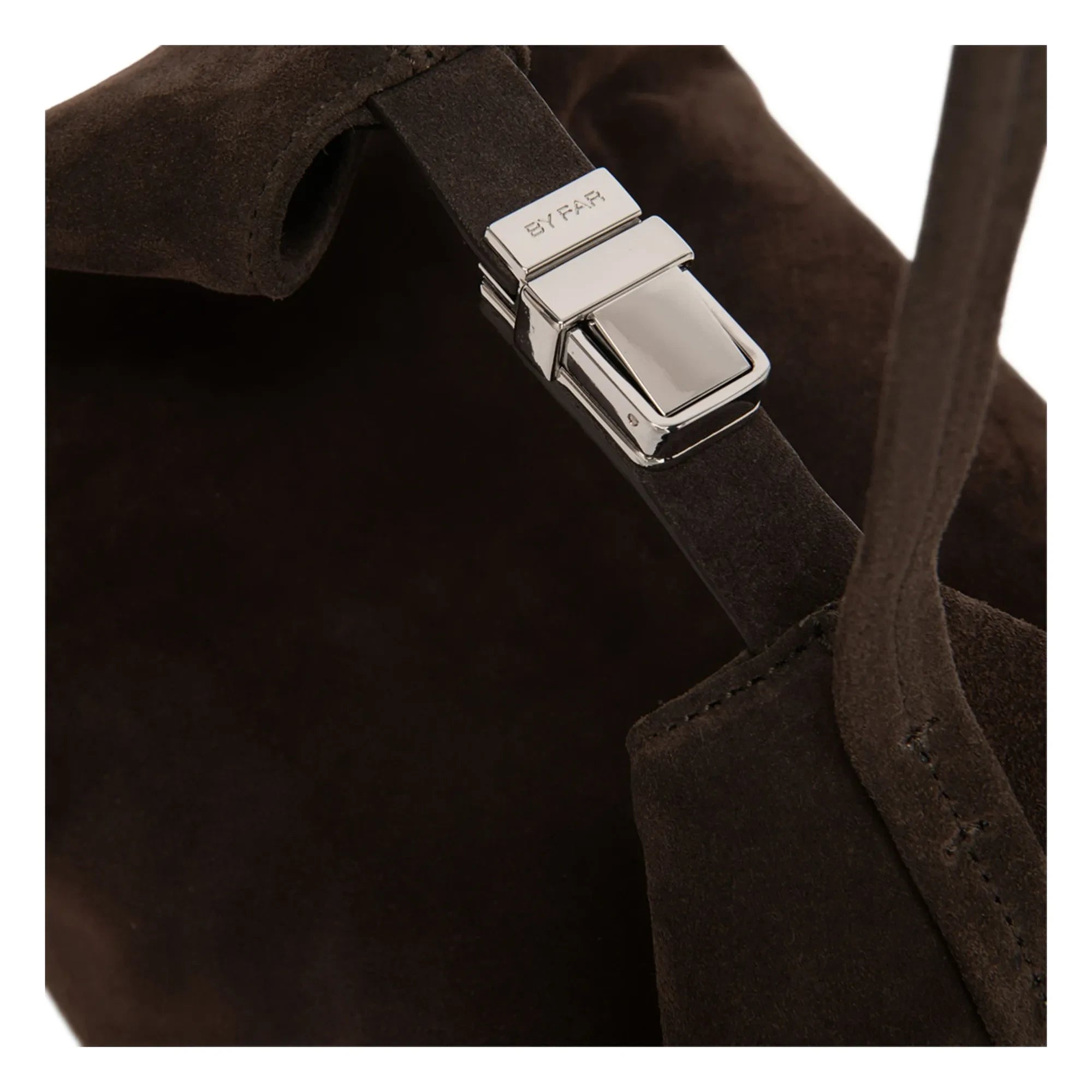 BY FAR - Bea Suede Bag | Brown