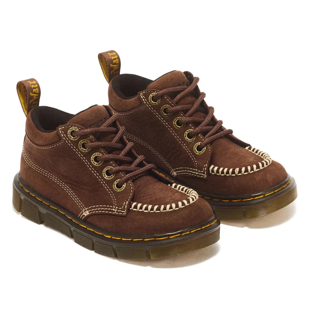 Dr Martens - أحذية Raffe J مخدوشة | بني