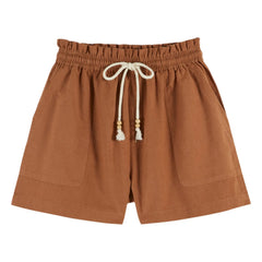 Emile et Ida - Darren Cotton shorts | Brown