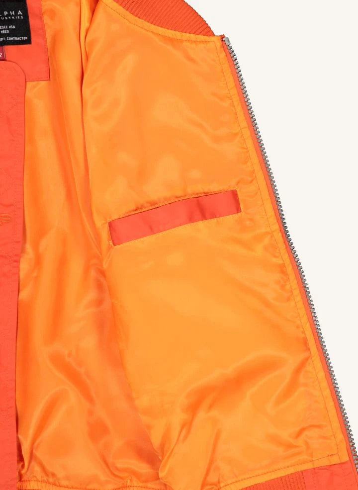 Alpha Indutries - MA-1 TT Hafif Bomber Mont | Turuncu