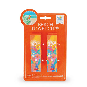 Legami - Set of 2 Beach Towel Clips - Tropical Dream