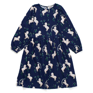 Maison Mangostan - Vestido Oveja | Azul Oscuro