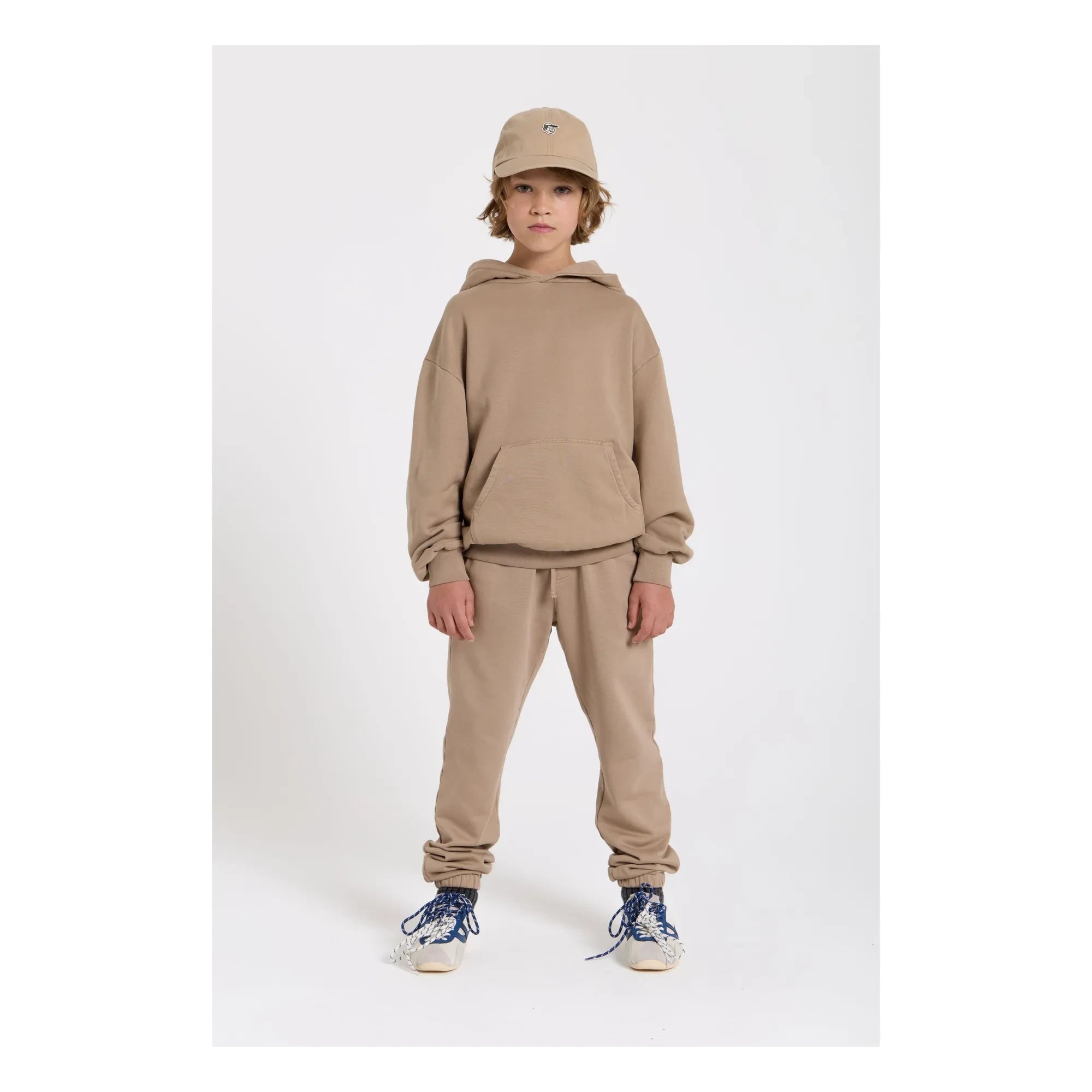 Smallable Kid - Rush Organic Cotton Jogger | Taupe Brown