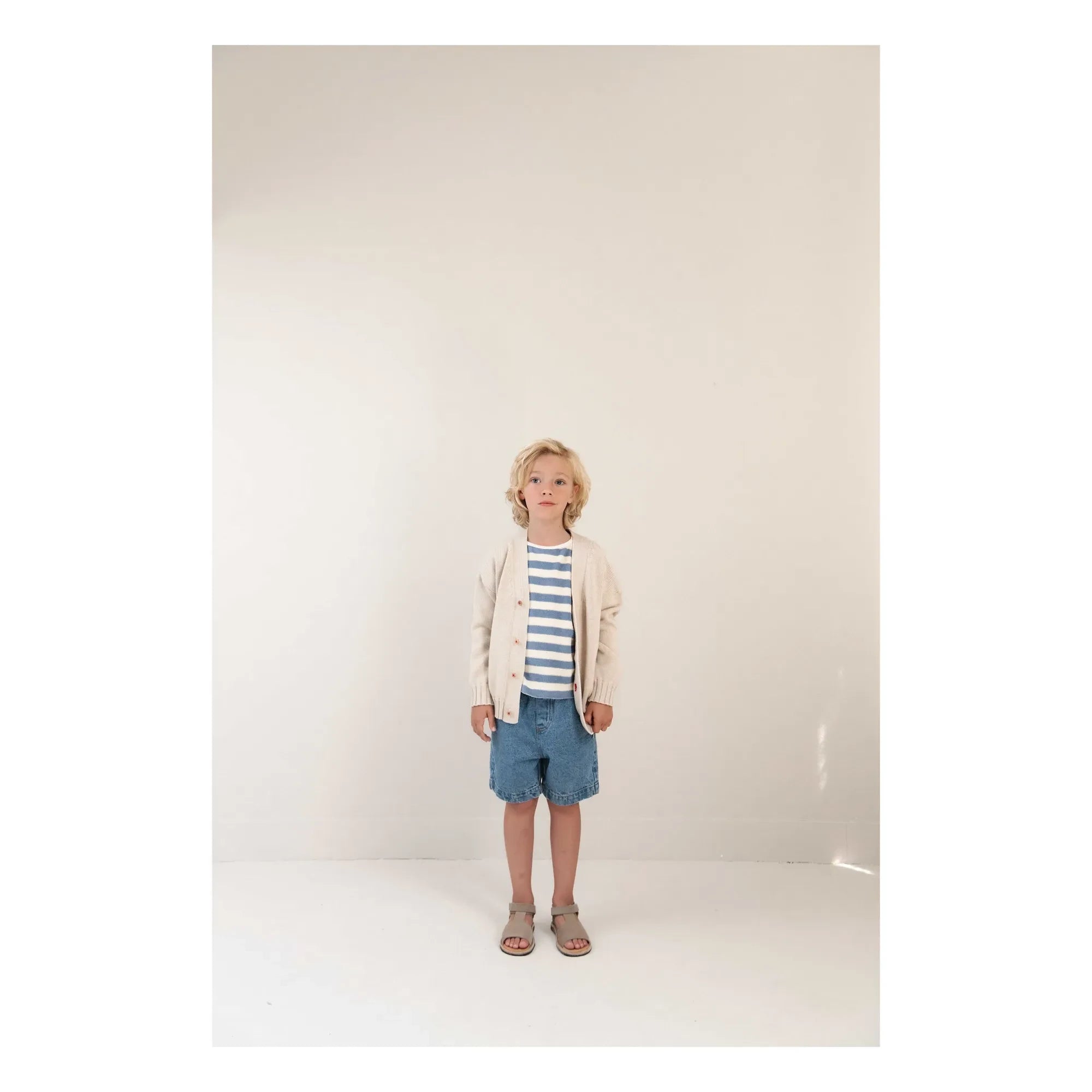 Jenest - Kai Organik Pamuklu Denim Şort | Mavi