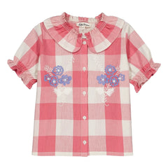 Hola Simone - Blusa Carlina Carreaux | Rosa