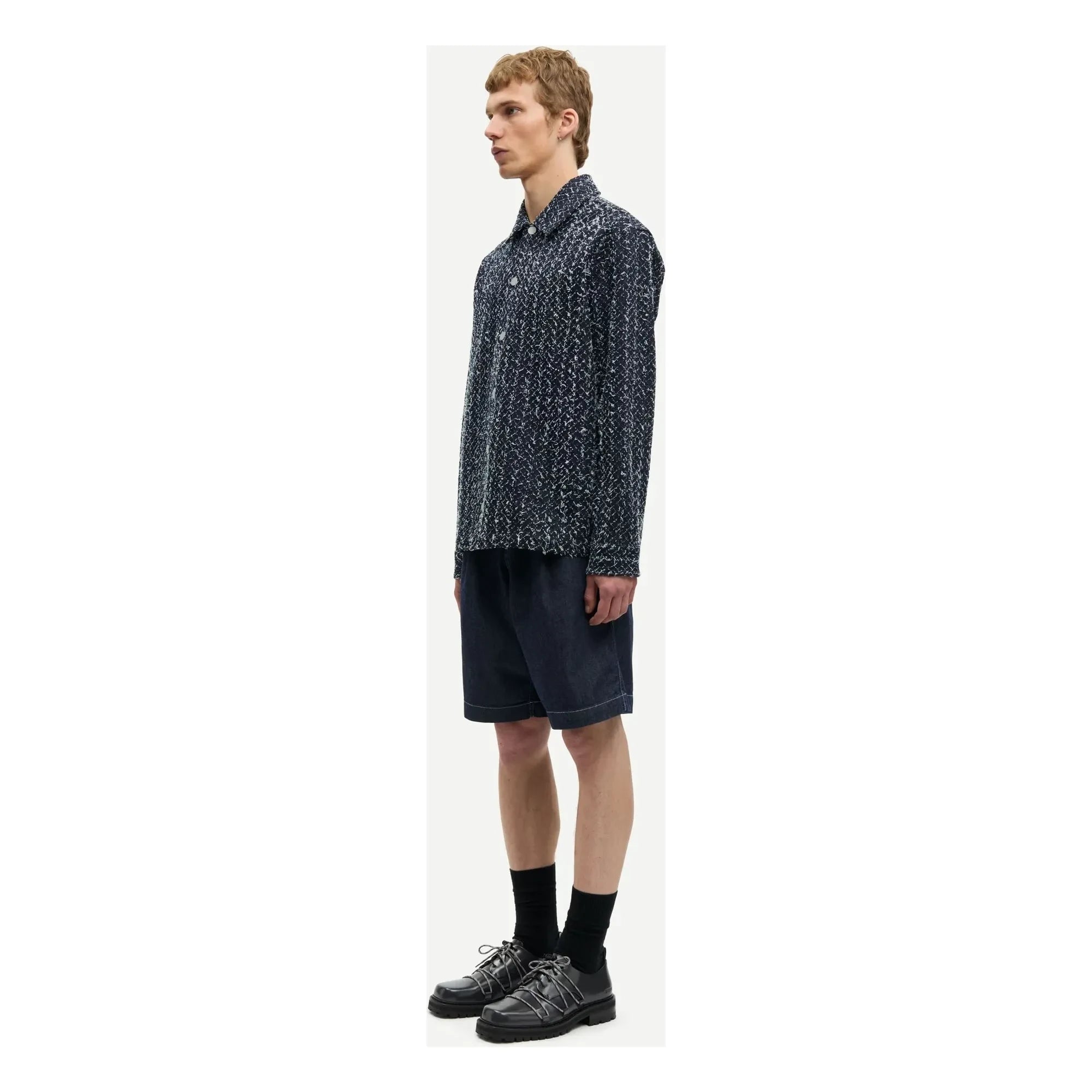 Samsoe Samsoe - Sacastor Pamuk overshirt | Koyu gri