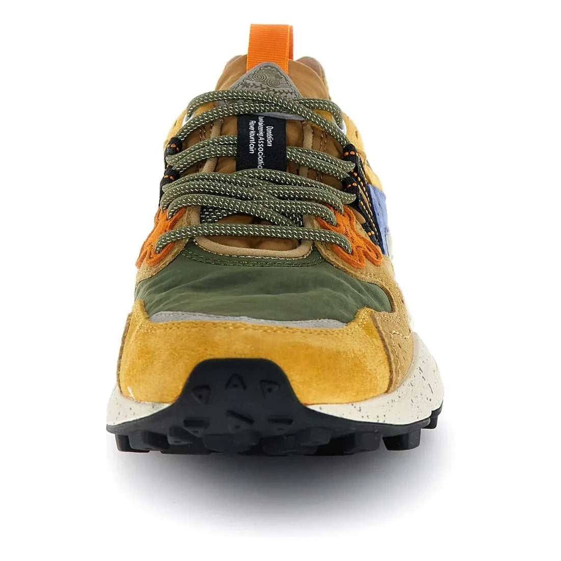 Flower Mountain - Yamano 3 Süet ve Naylon Sneakers | Hardal