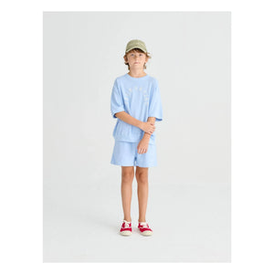 True Artist - Short Sleeve Sweatshirt No.12 Organic Cotton | Light Blue