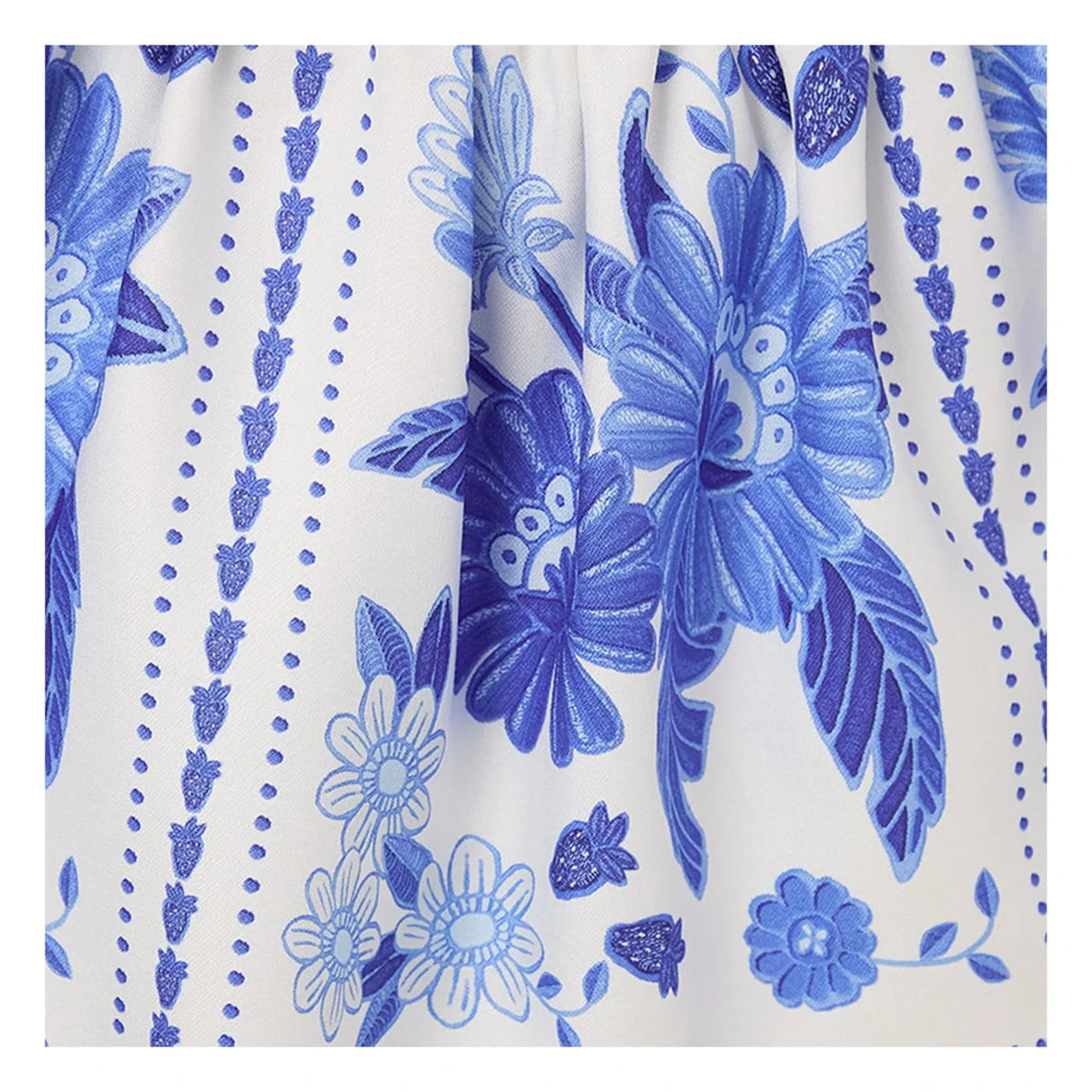 Fabula - Vestido Cut Fleurs | Azul