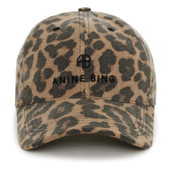 Anine Bing - Jeremy Leopard Hat | Brown