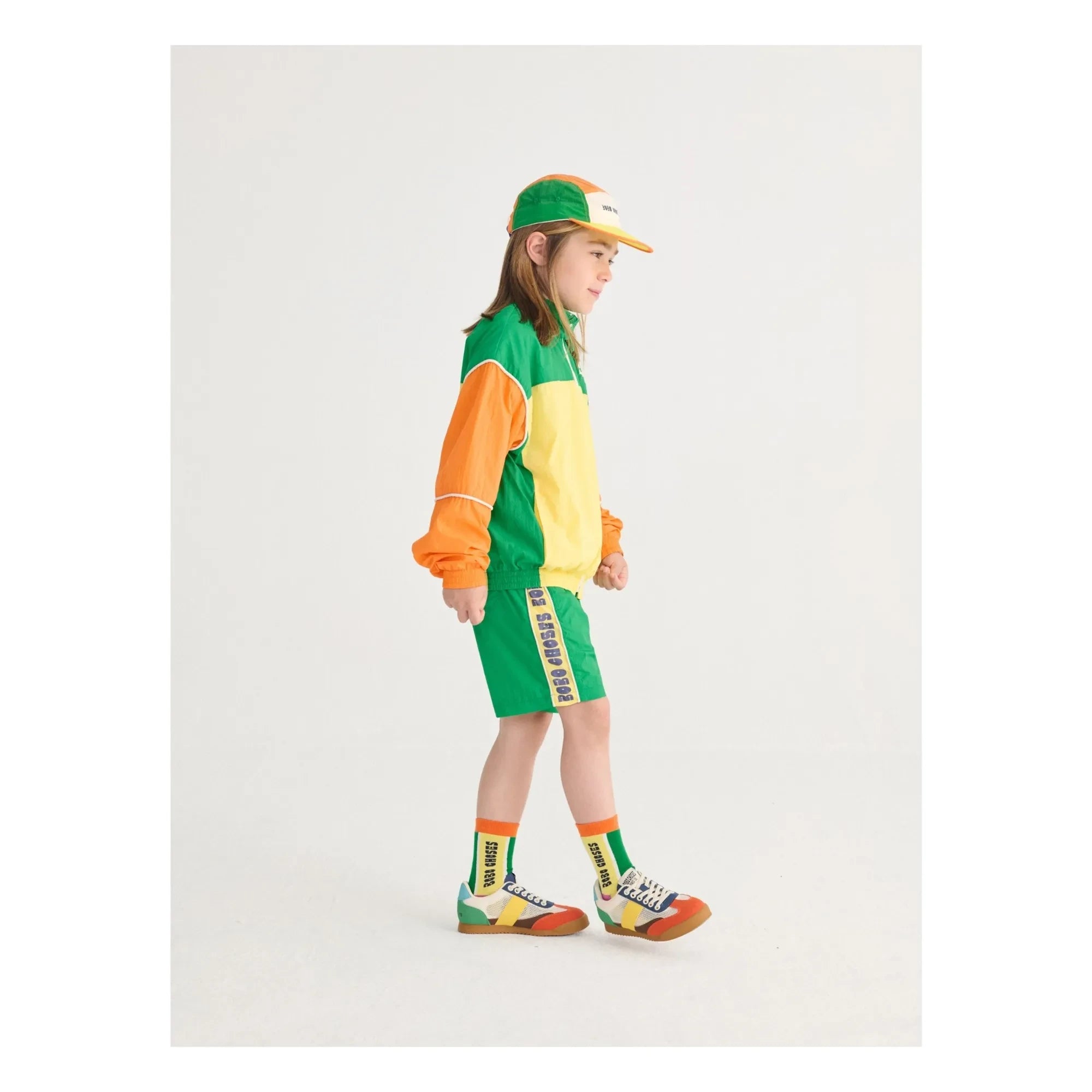 Bobo Choses - BC Colorblock Geri Dönüştürülmüş Elyaf Eşofman Üstü | Sarı