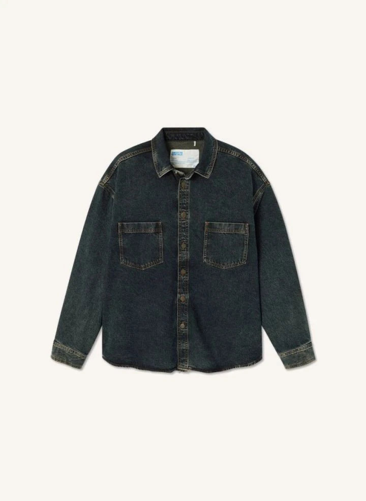 American Vintage - Lydbay Bol Kesim Pamuklu Gömlek | Siyah