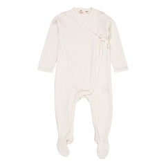 Copenhagen Colors - Pyjama aus Bio-Baumwolle Pointelle | Creme