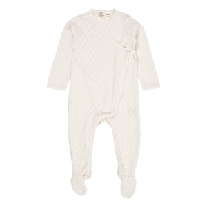 Copenhagen Colors - Pyjama aus Bio-Baumwolle Pointelle | Creme