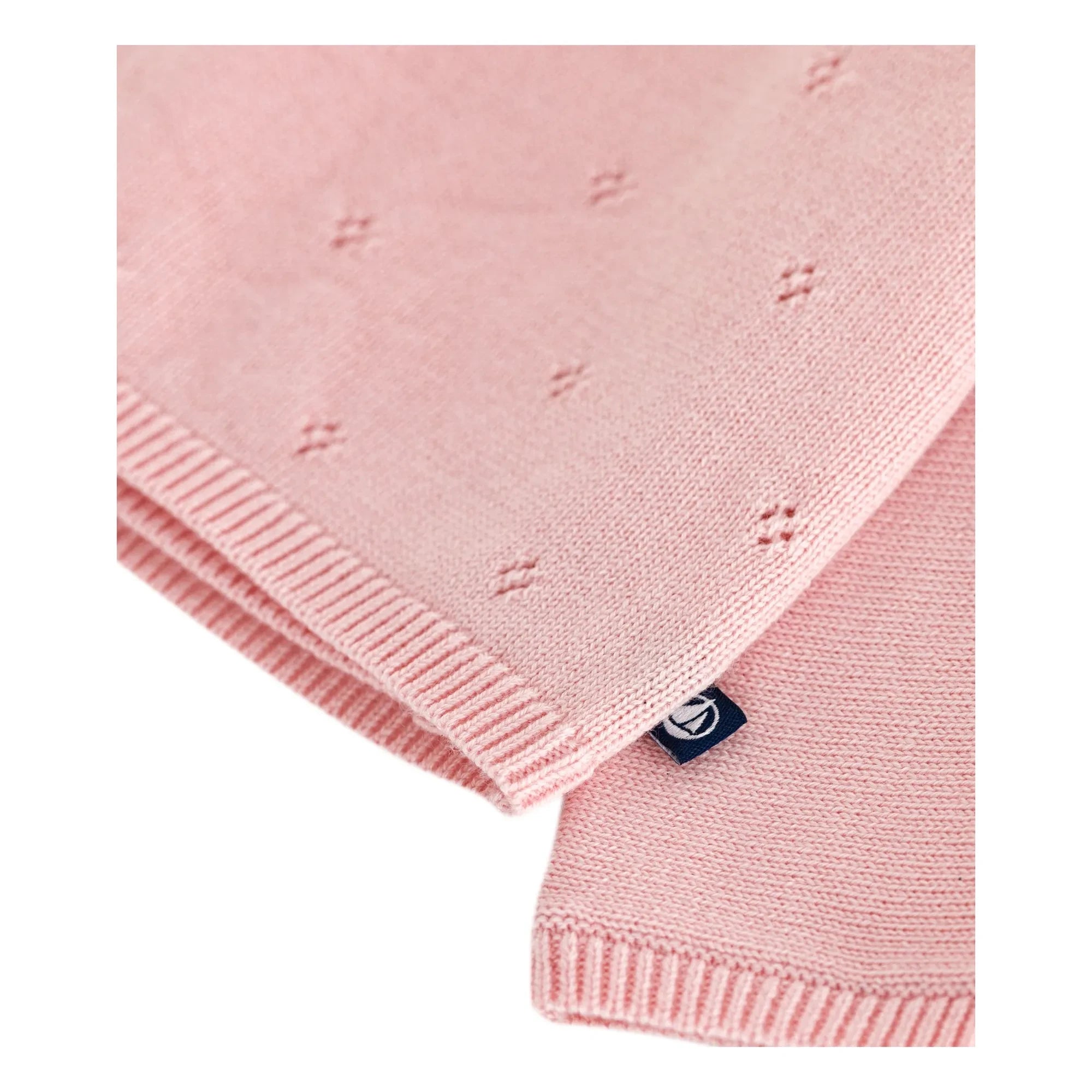 Petit Bateau - Pointelle Laine sarmalı hırka | Pembe