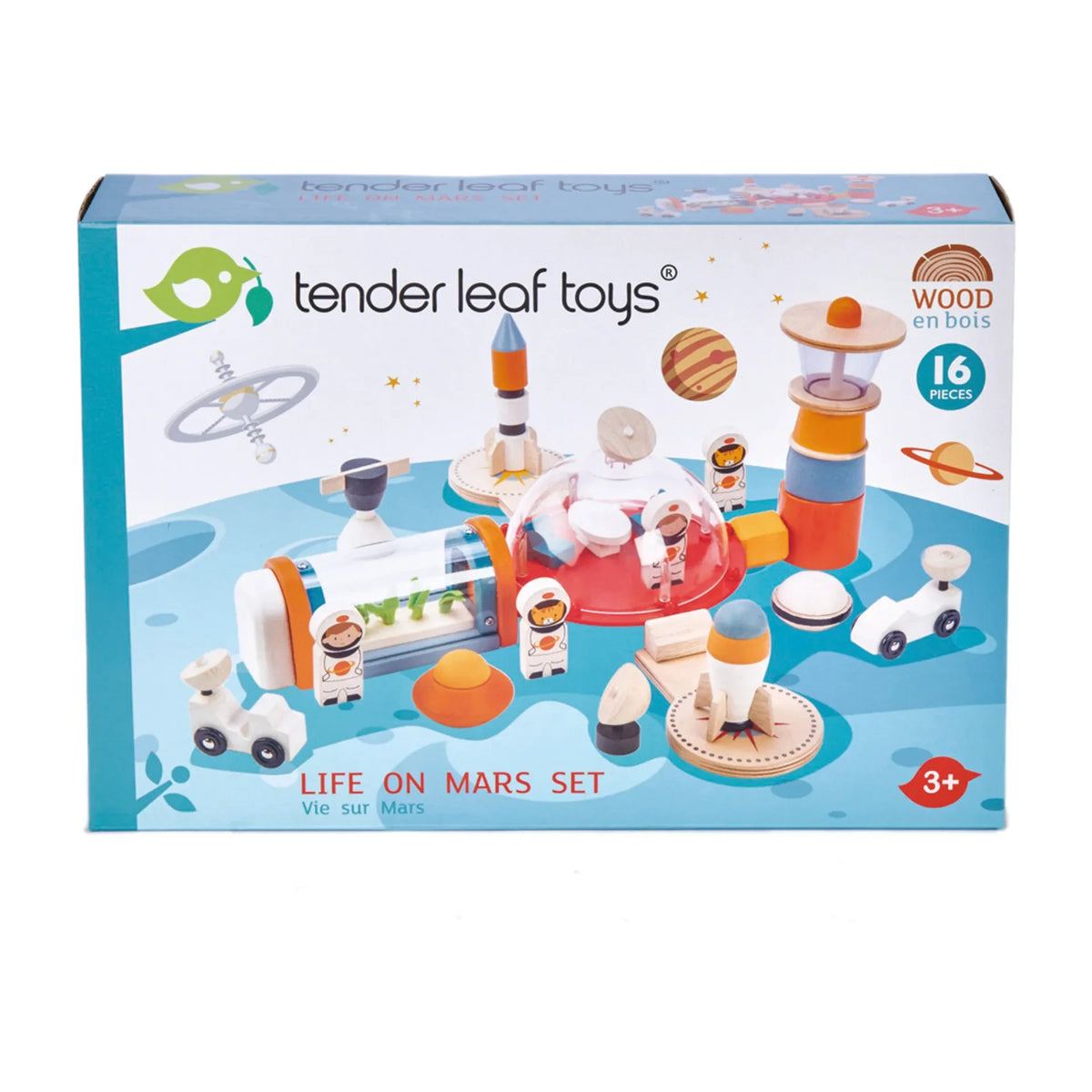 Tender Leaf Toys - Leben auf dem Mars Holzspielzeug-Set