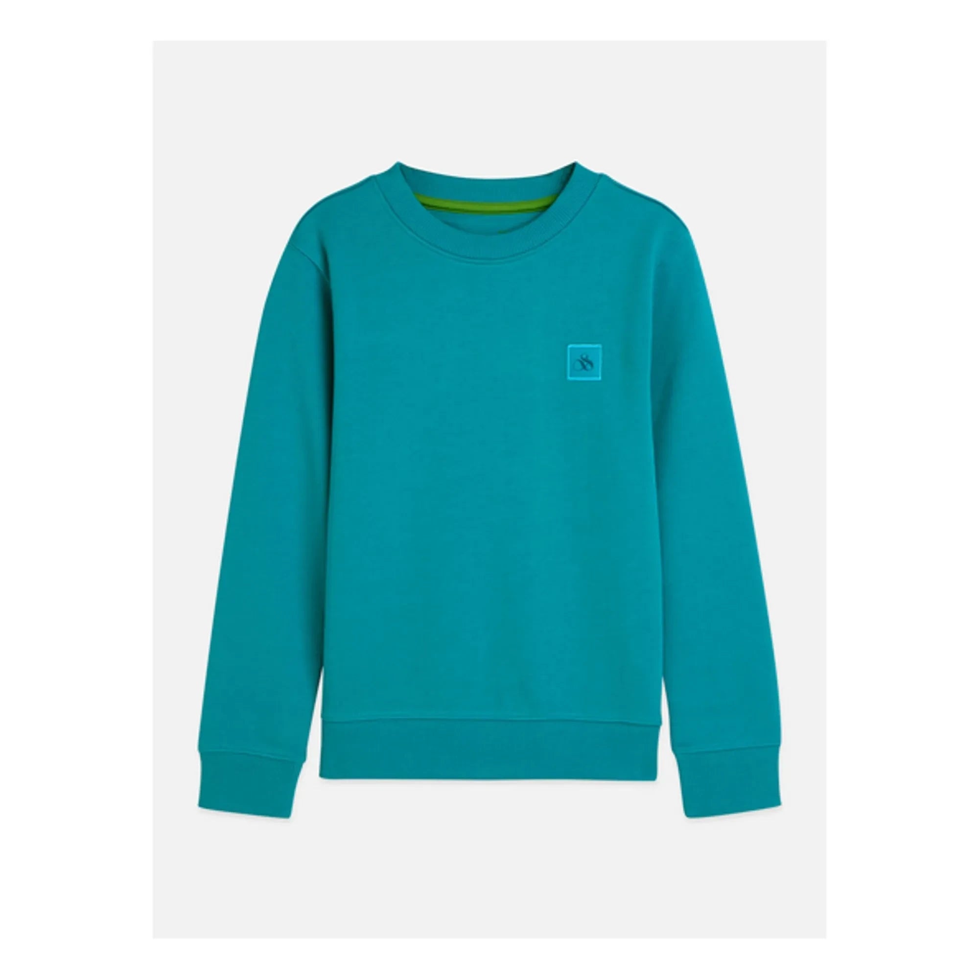Scotch & Soda - Logo Badge Sweat Bio-Baumwolle | Lagoon Blue