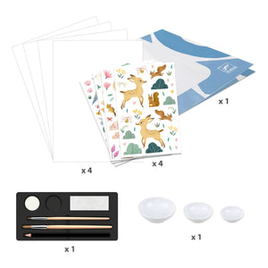 Djeco - Snow Scene Activity Set