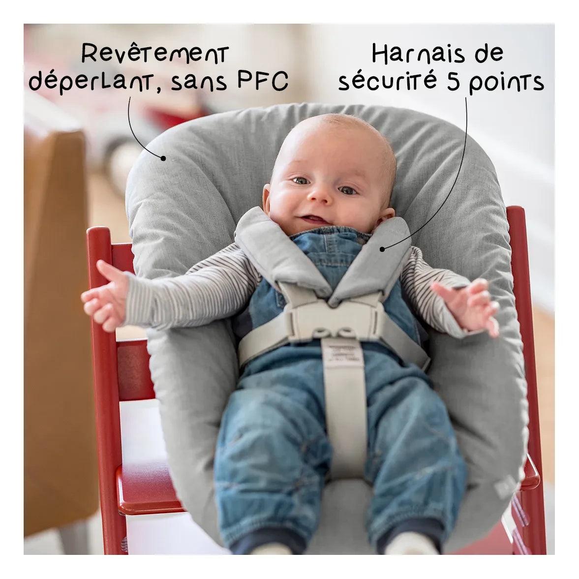 Stokke® - Tripp Trapp® Bebek Oturma Seti | Gri