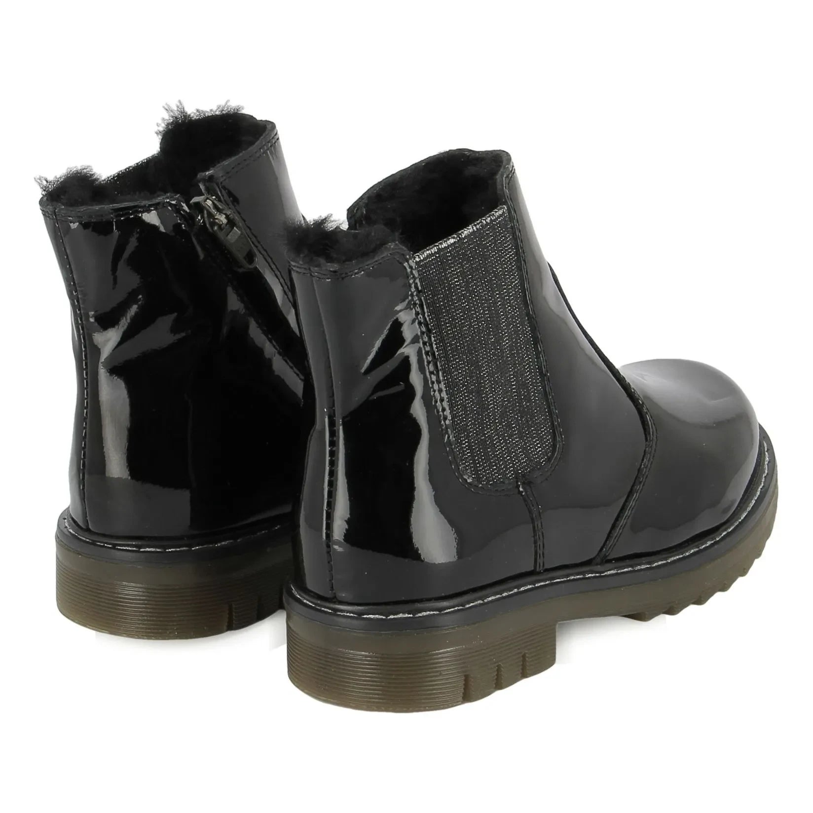 Pom d'Api - Sid Jod Zip Kür Barniz Bota | Negro