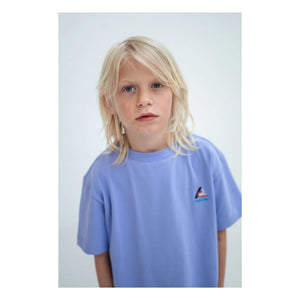 Repose AMS - Camiseta con logo de algodón orgánico | Lila