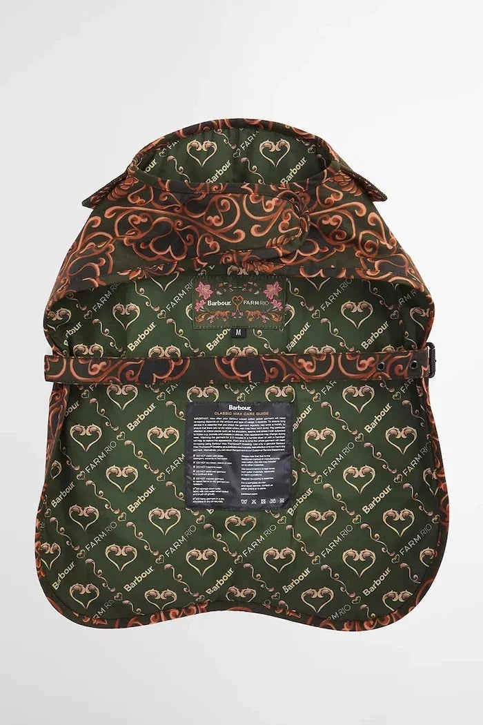 معطف للكلاب Barbour x Farm Rio