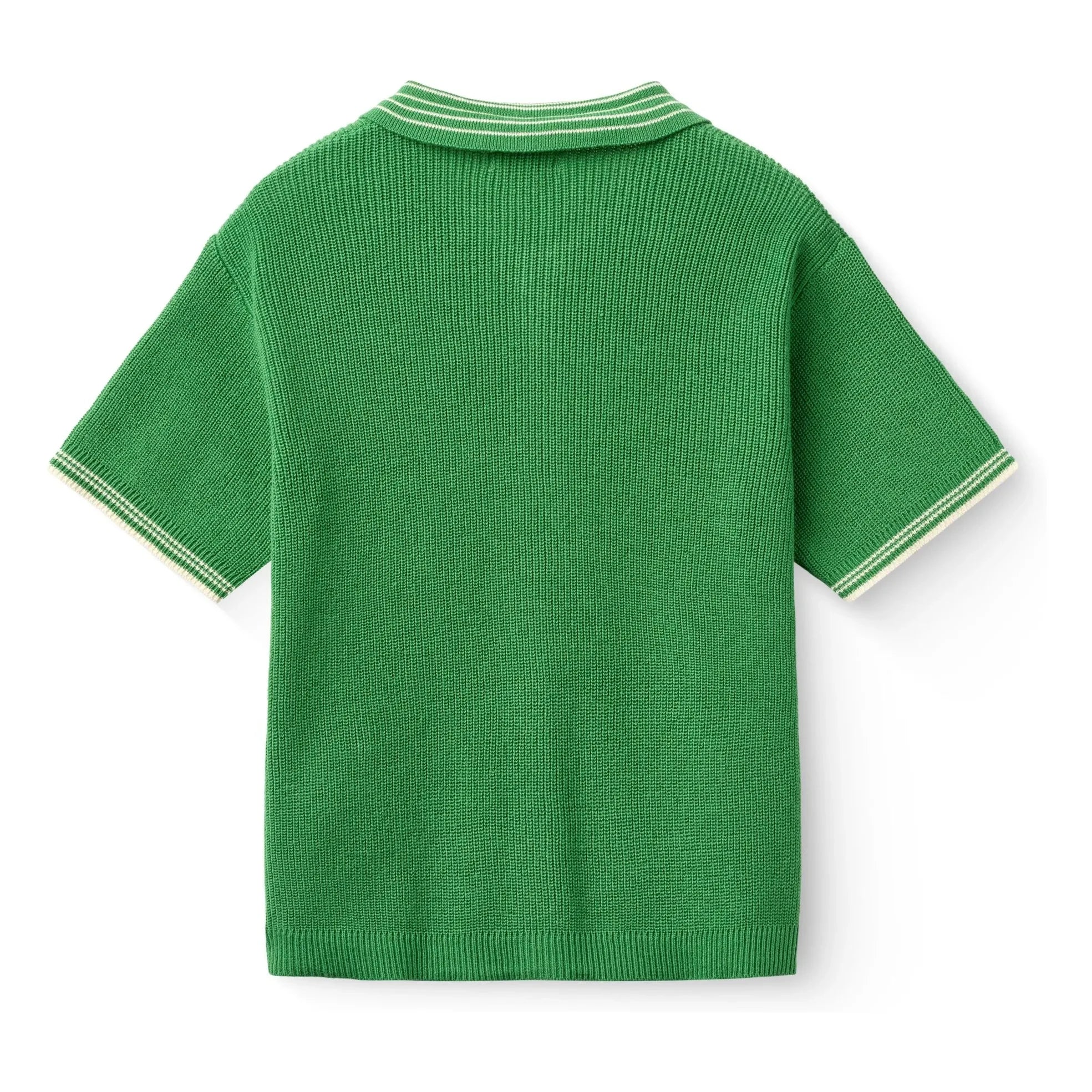 Copenhagen Colors - Polo de punto de algodón orgánico | Meadow Green