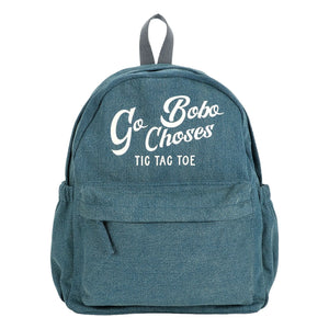 Bobo Choses - Organic Cotton Denim Backpack | Blue