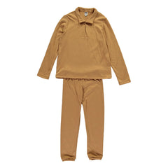 Risu Risu - Pijama de algodón orgánico Nino | Caramelo