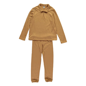 Risu Risu - Pijama de algodón orgánico Nino | Caramelo