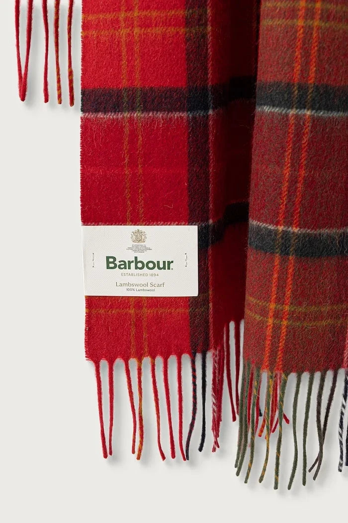 Bufanda de lana Barbour para mujer