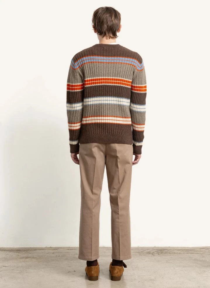 Edmmond Studios - Maglione a righe | Marrone