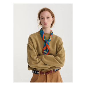 Bobo Choses - Blue Herbalist Silk and Cotton Scarf