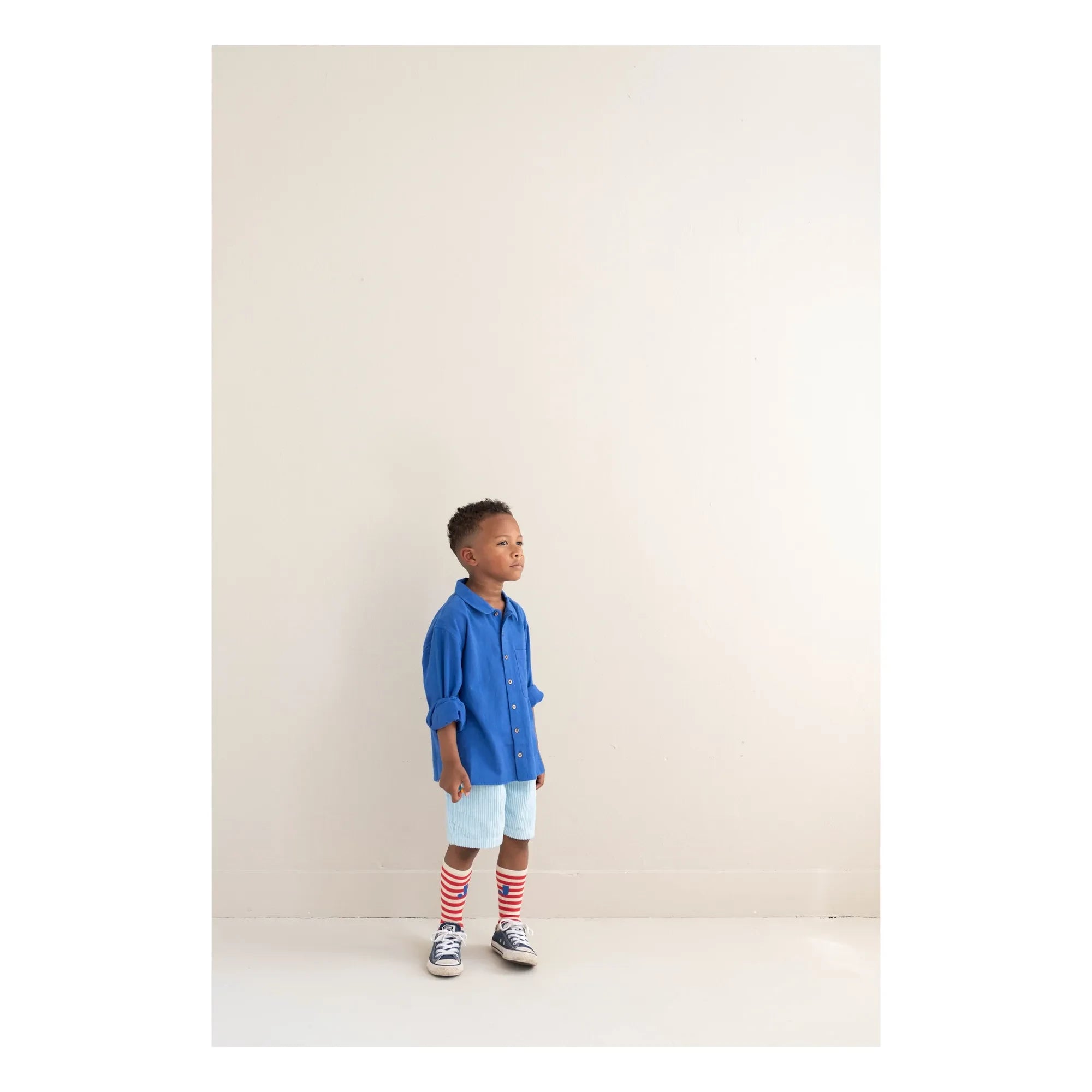 Jenest - J Striped Organic Cotton Socks | Red