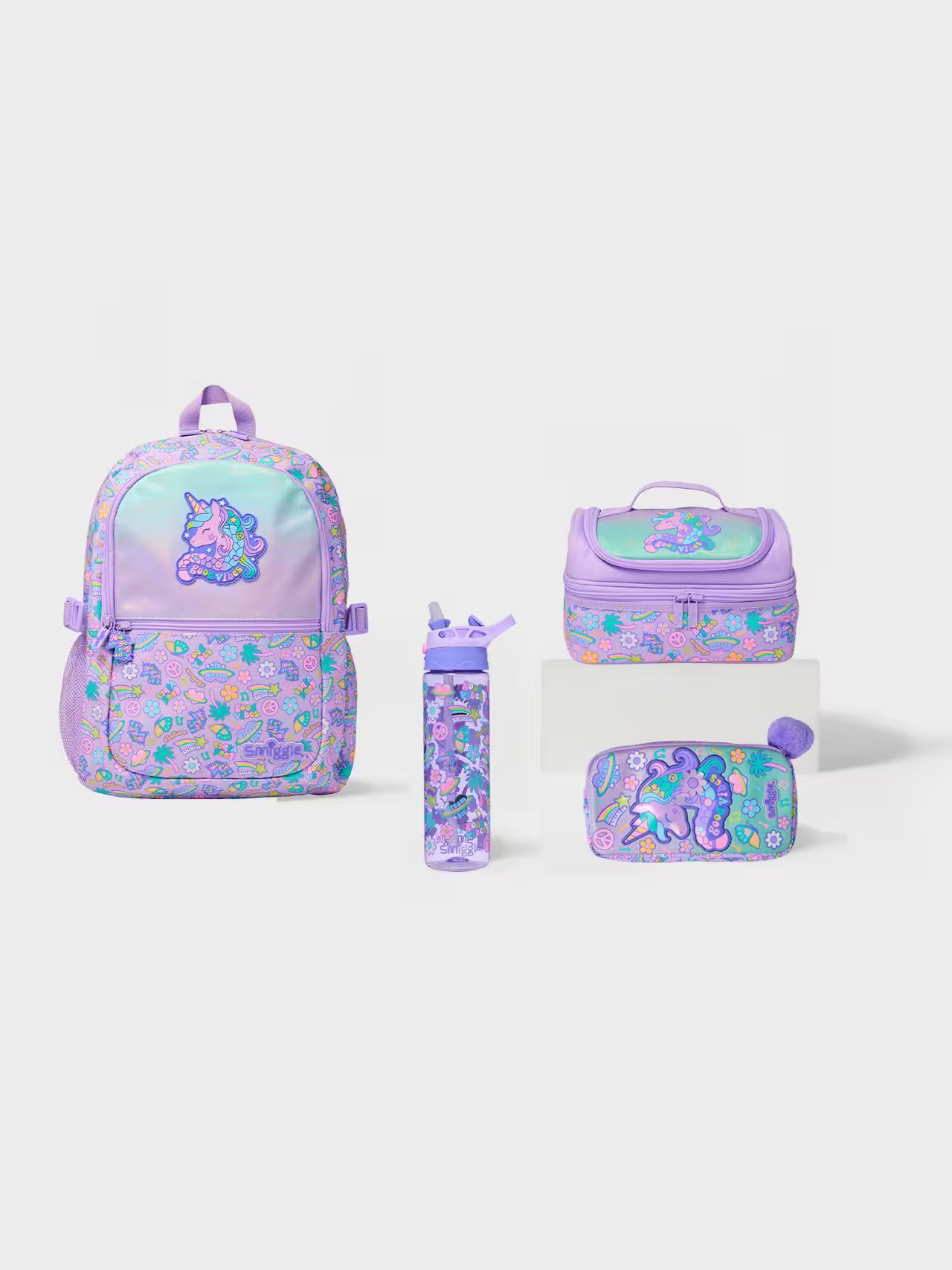 Smiggle - All Stars 4'lü Okul Çanta Seti