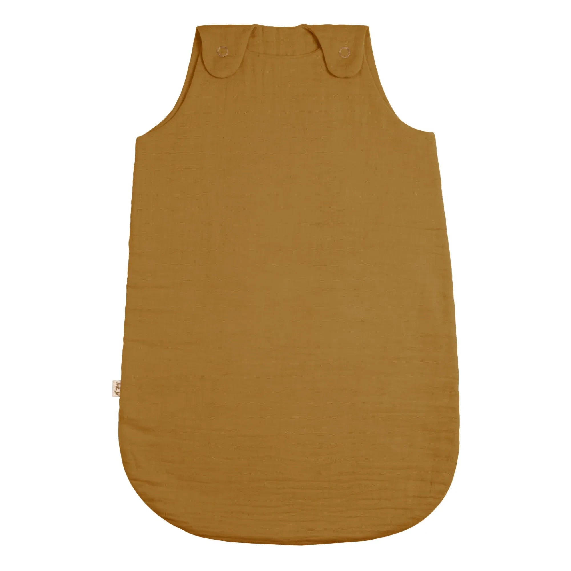 Numero 74 - Saco de Dormir de Muselina de Algodón Orgánico de Color Claro para Bebé | Gold S024