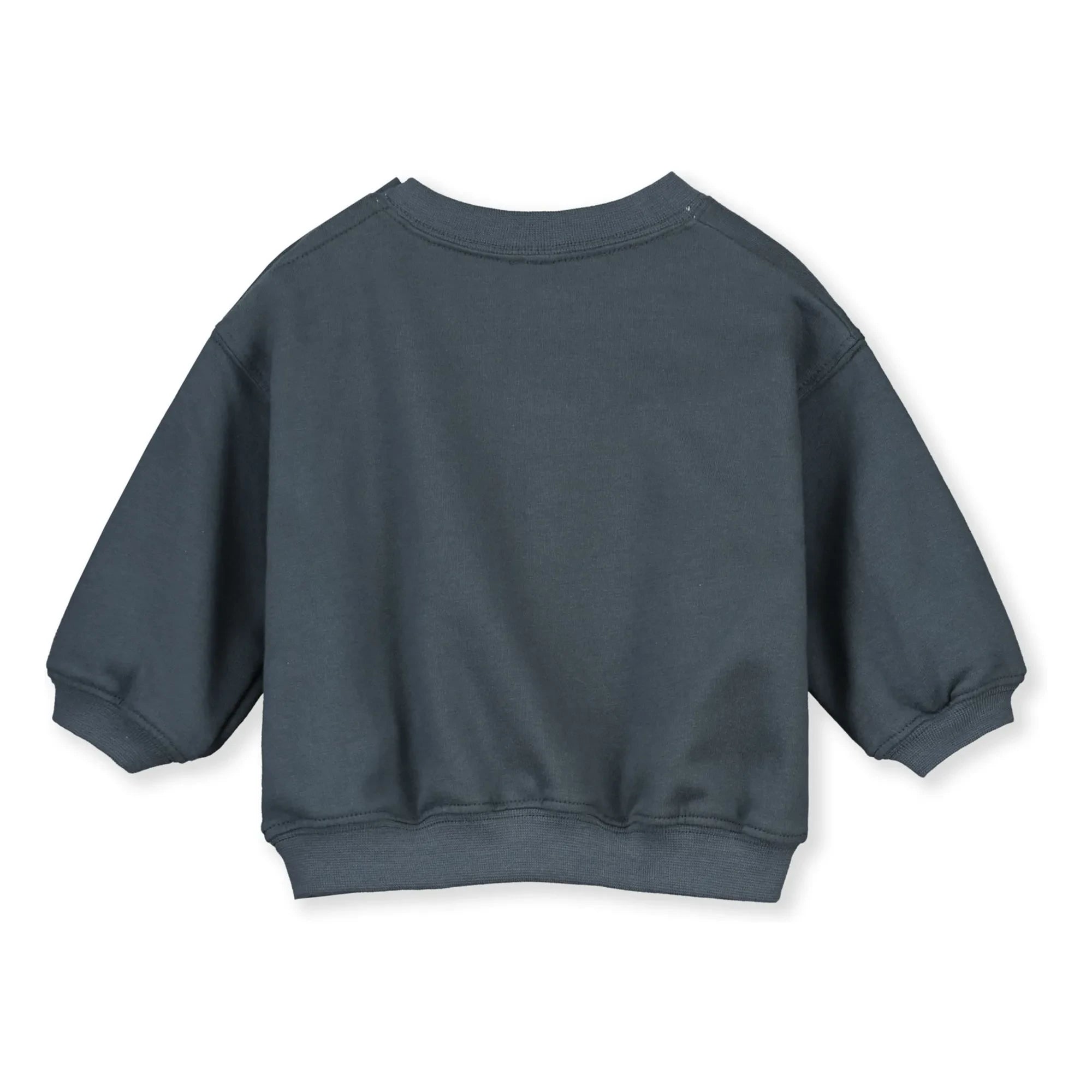 Gray Label - Mini organik pamuklu sweatshirt | Gri mavi
