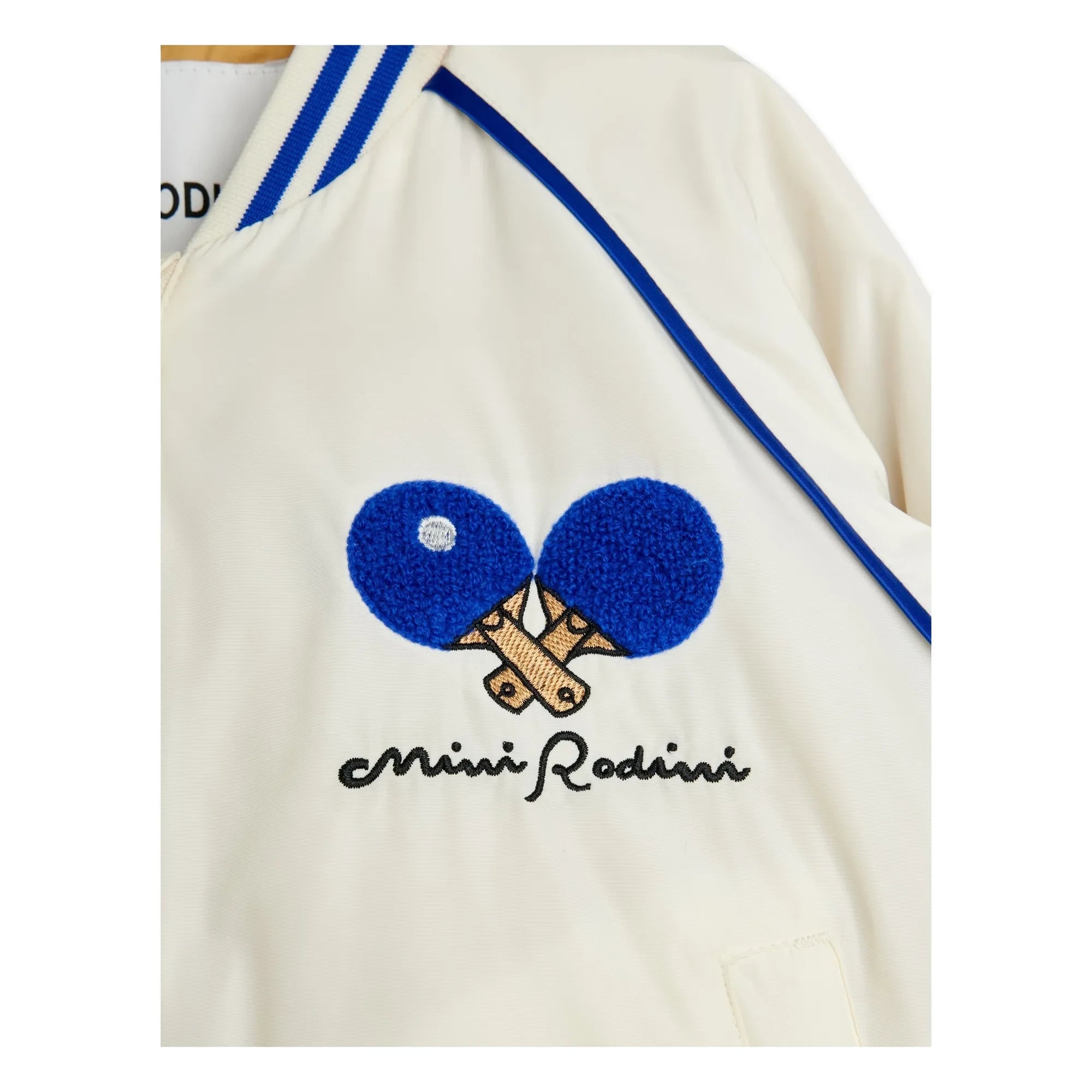 Mini Rodini - Ping Pong Jacke aus recycelter Faser | Weiß