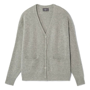 Bompard - Oversize Kaşmir Yelek | Gümüş gri