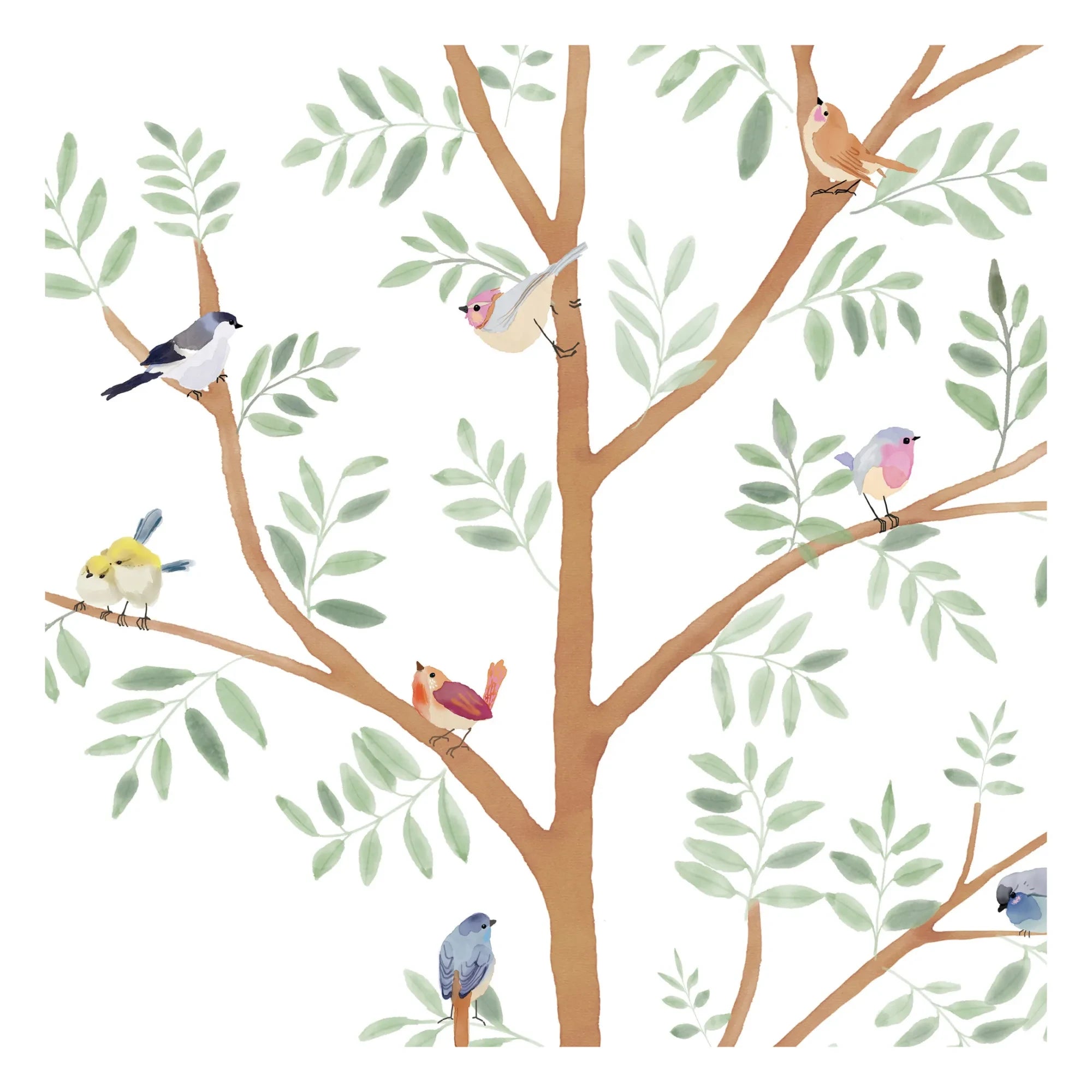 MIMI'lou - Vinilo decorativo Árbol de Primavera Gigante